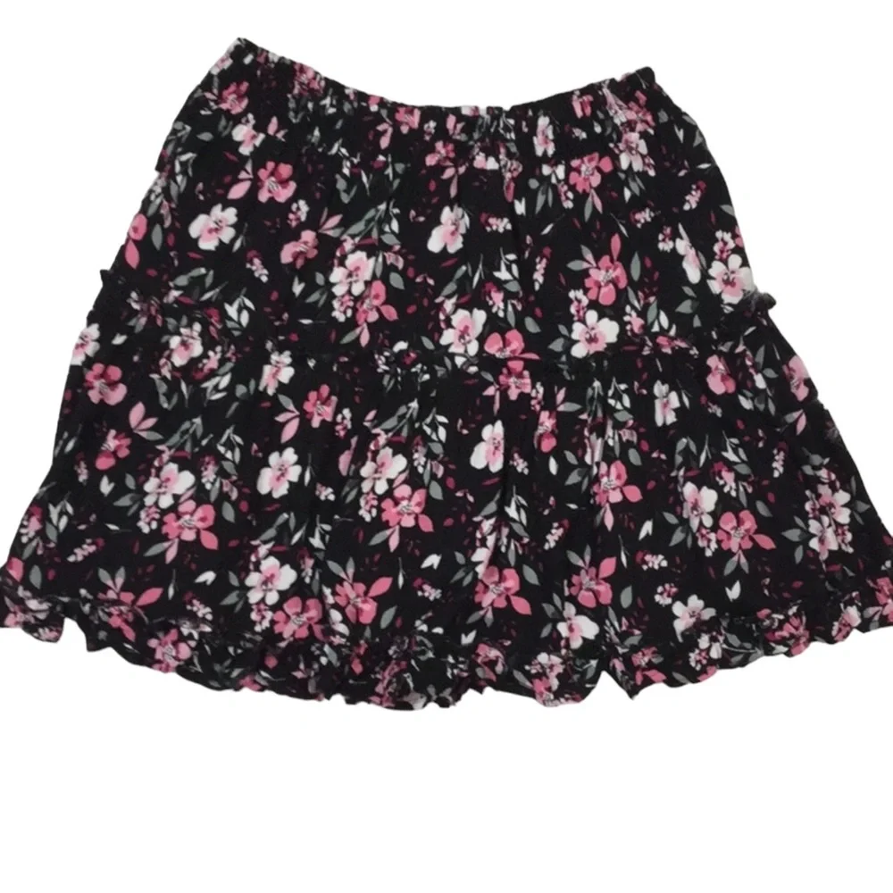 KIDPIK sz 14 (X Large) Skirts Bundle (2) Lined Prints Black Multi NWT